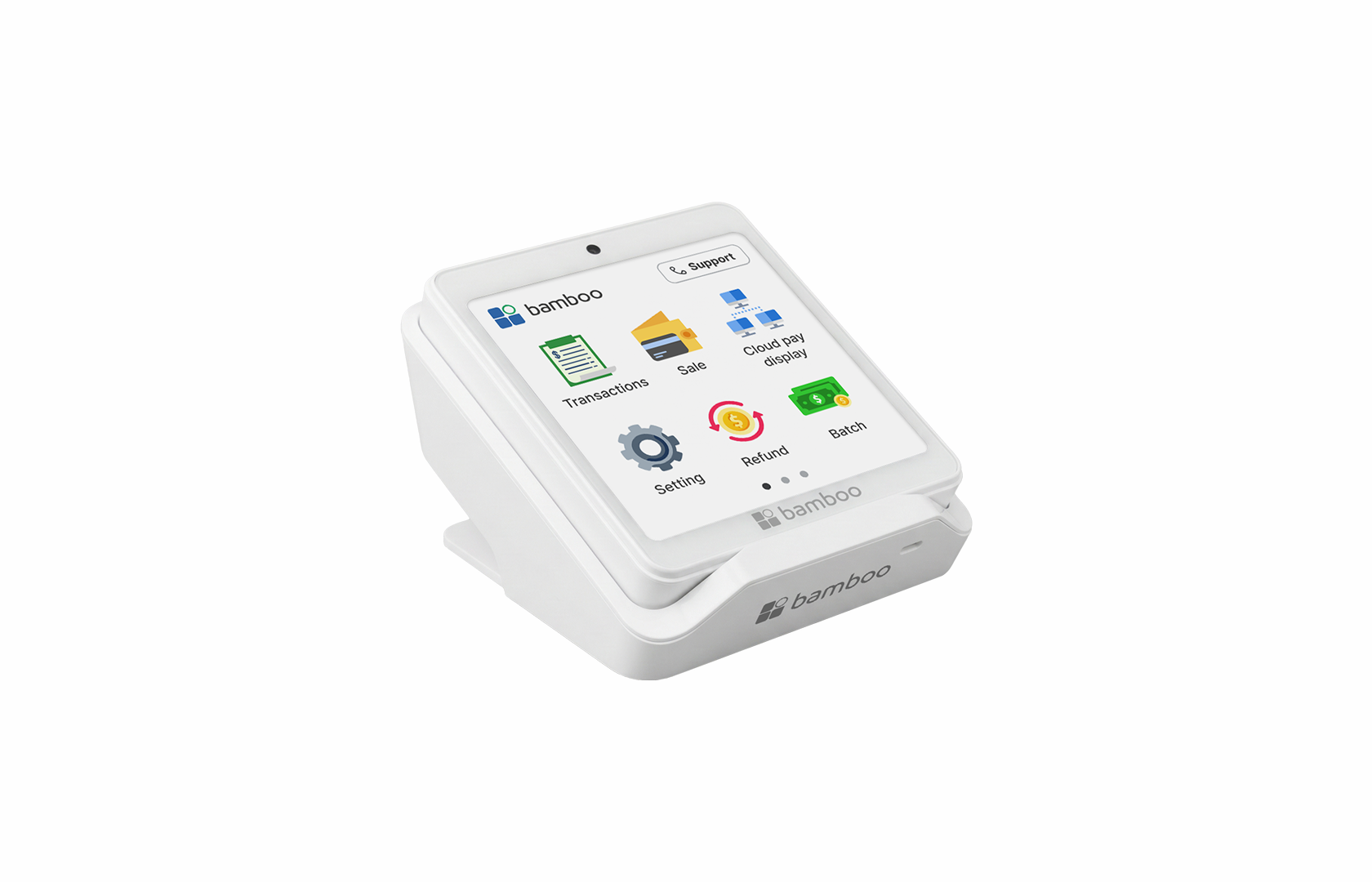 bamboo Dot 2 docked payment terminal