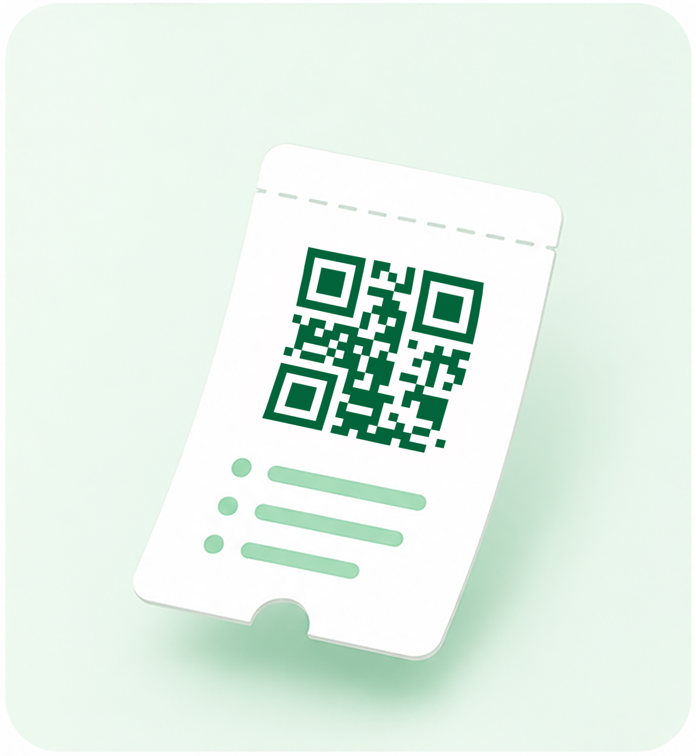 Print QR ticket